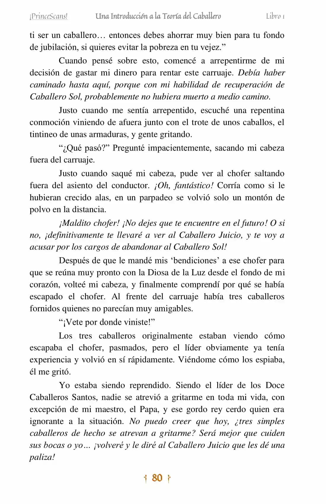 La Leyenda Del Caballero Sol (Novela) (Novela) - Capítulo 5 - Página 6 - LectorTMOo
