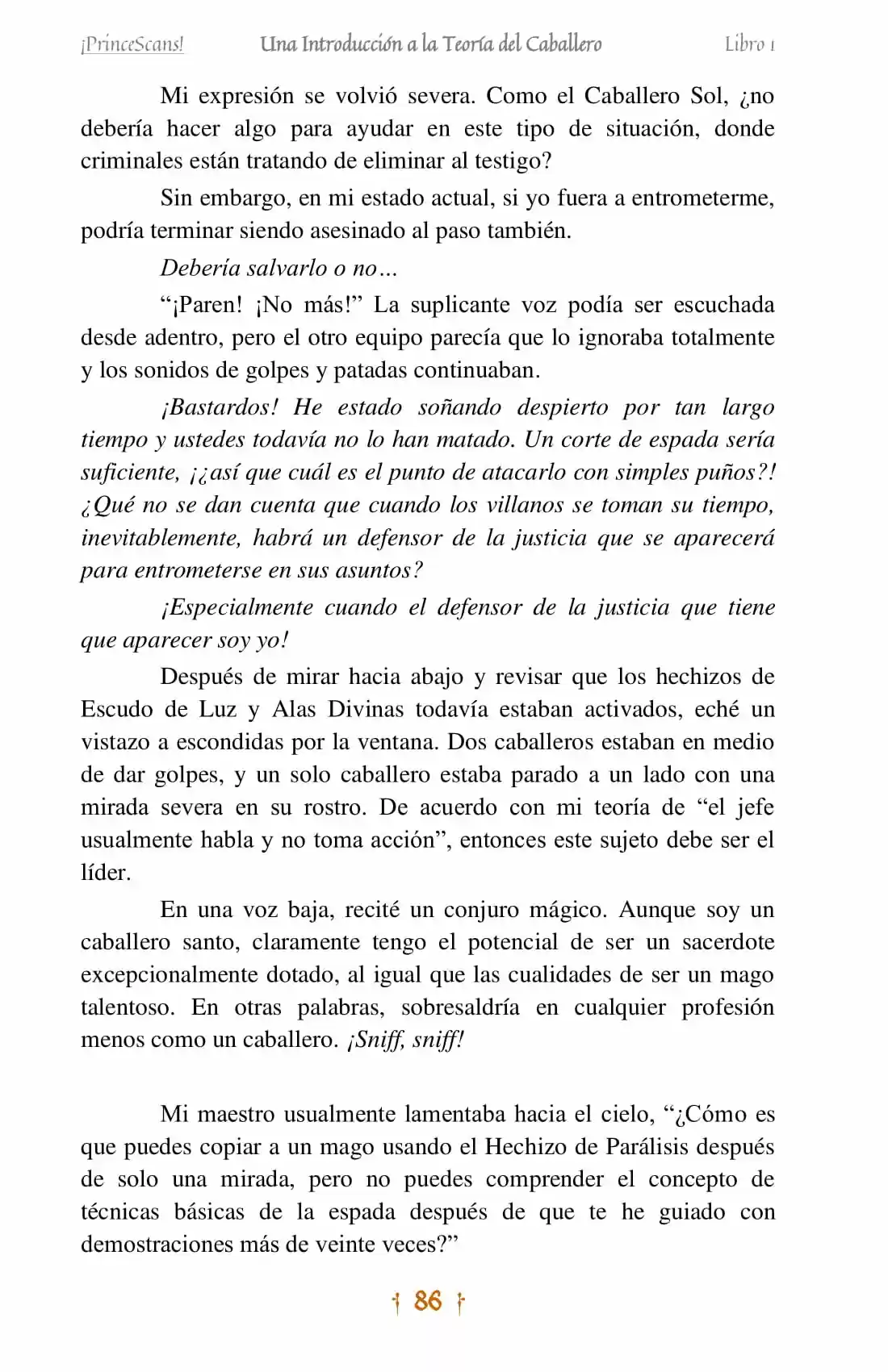 La Leyenda Del Caballero Sol (Novela) (Novela) - Capítulo 5 - Página 12 - LectorTMOo