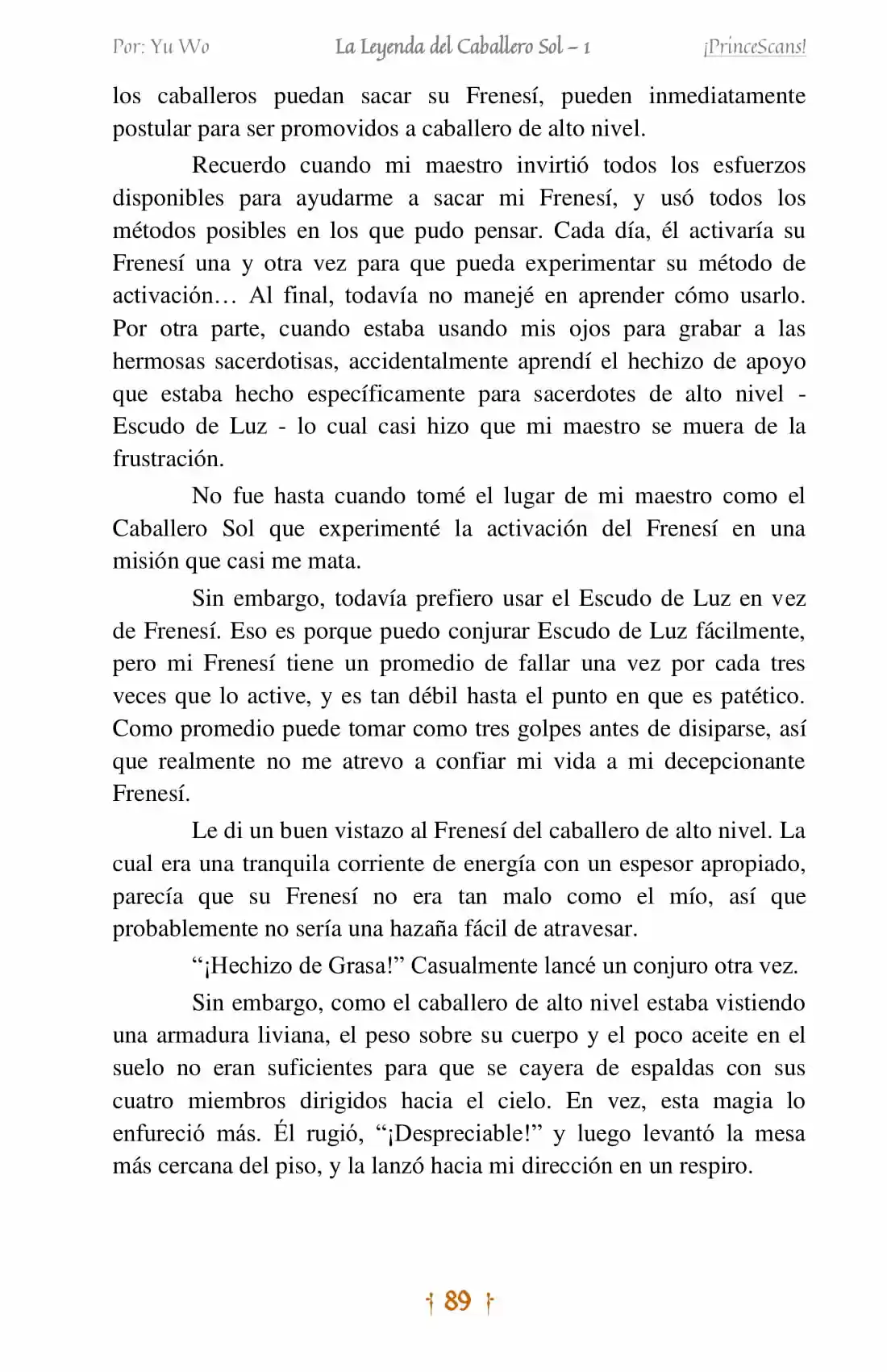 La Leyenda Del Caballero Sol (Novela) (Novela) - Capítulo 5 - Página 15 - LectorTMOo