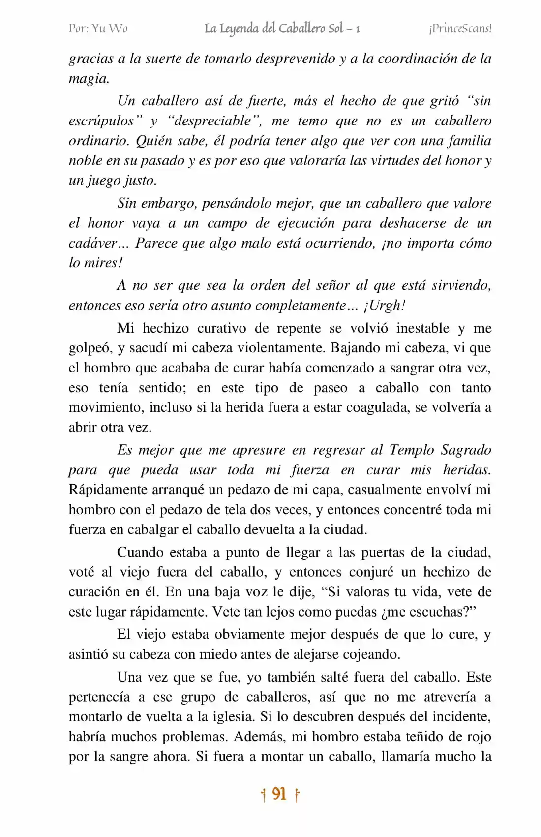 La Leyenda Del Caballero Sol (Novela) (Novela) - Capítulo 5 - Página 17 - LectorTMOo
