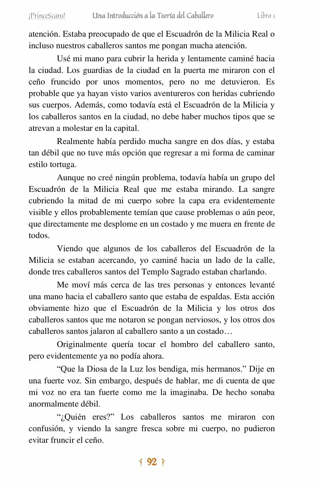 La Leyenda Del Caballero Sol (Novela) (Novela) - Capítulo 5 - Página 18 - LectorTMOo