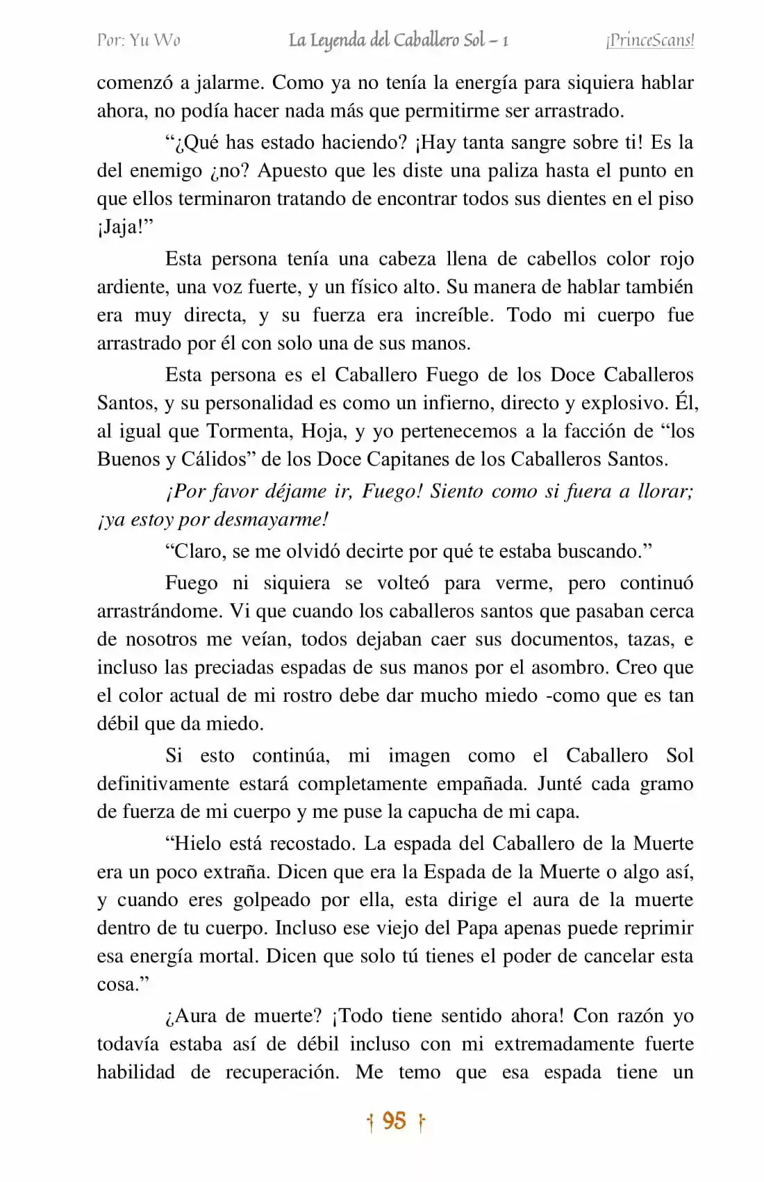 La Leyenda Del Caballero Sol (Novela) (Novela) - Capítulo 5 - Página 21 - LectorTMOo