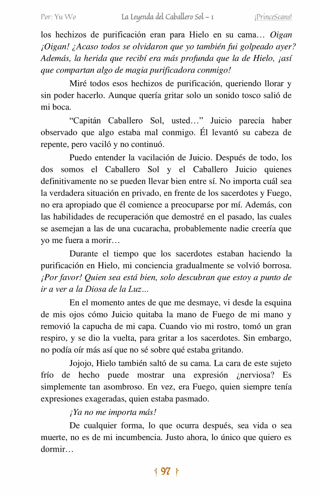 La Leyenda Del Caballero Sol (Novela) (Novela) - Capítulo 5 - Página 23 - LectorTMOo