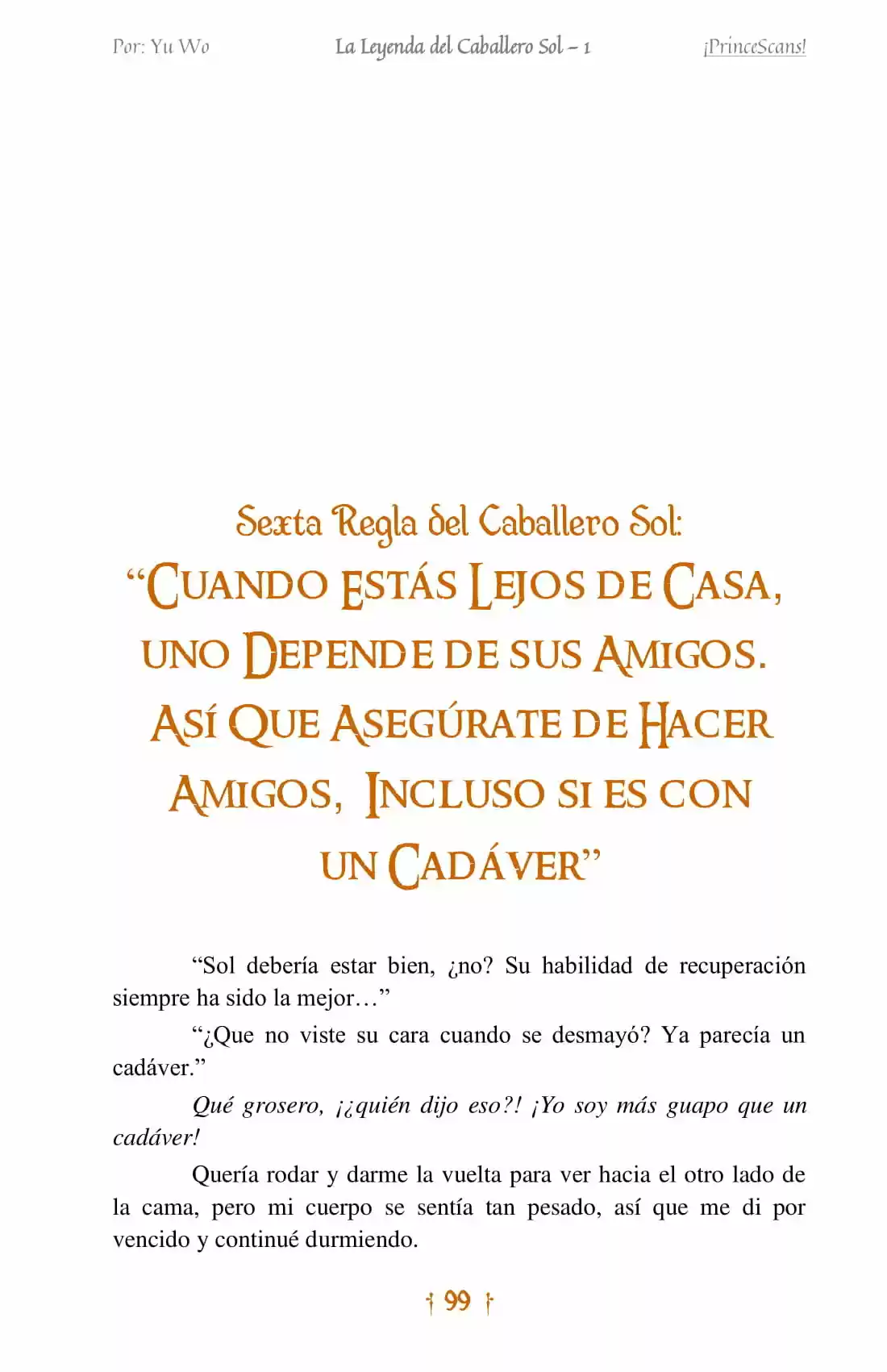 La Leyenda Del Caballero Sol (Novela) (Novela) - Capítulo 6 - Página 3 - LectorTMOo