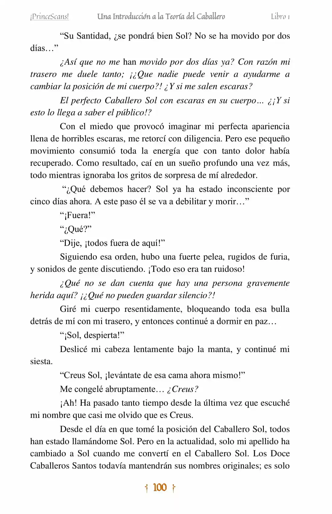 La Leyenda Del Caballero Sol (Novela) (Novela) - Capítulo 6 - Página 4 - LectorTMOo