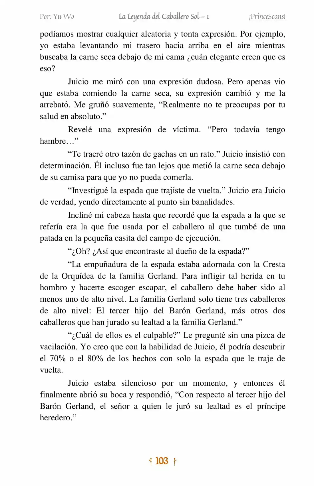 La Leyenda Del Caballero Sol (Novela) (Novela) - Capítulo 6 - Página 7 - LectorTMOo