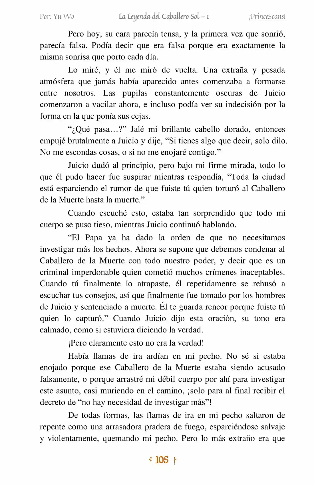 La Leyenda Del Caballero Sol (Novela) (Novela) - Capítulo 6 - Página 9 - LectorTMOo