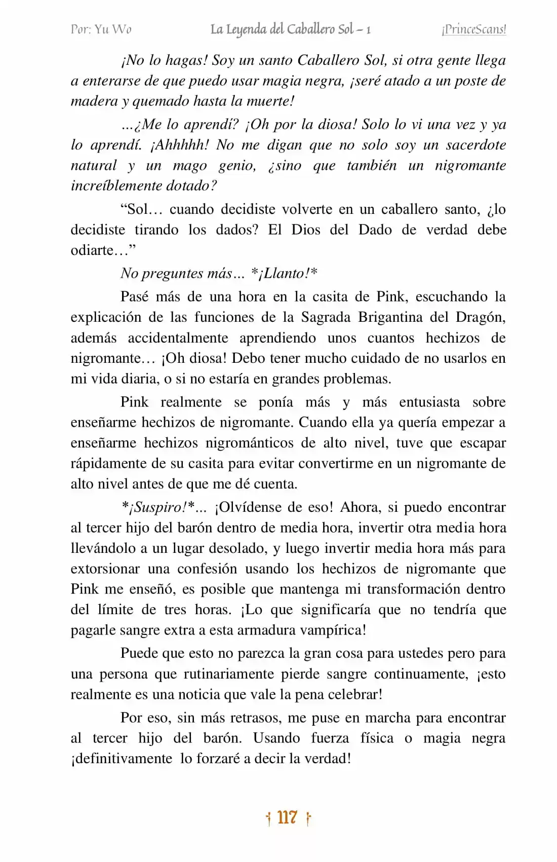 La Leyenda Del Caballero Sol (Novela) (Novela) - Capítulo 6 - Página 21 - LectorTMOo