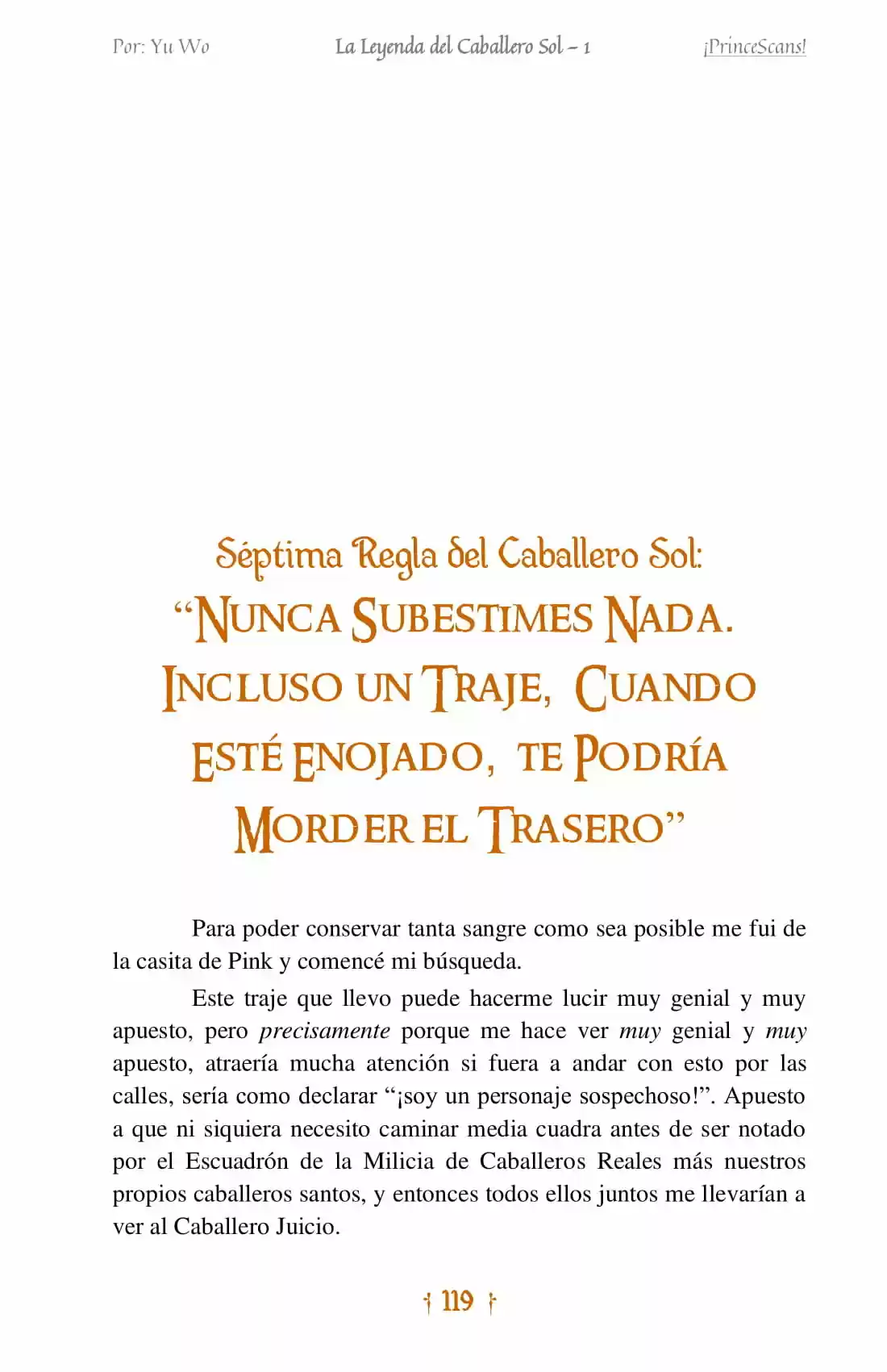 La Leyenda Del Caballero Sol (Novela) (Novela) - Capítulo 7 - Página 3 - LectorTMOo