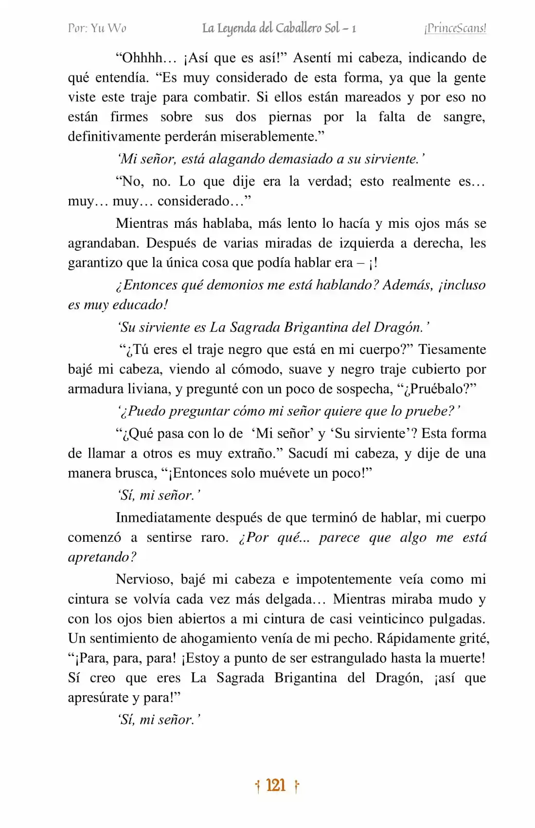 La Leyenda Del Caballero Sol (Novela) (Novela) - Capítulo 7 - Página 5 - LectorTMOo