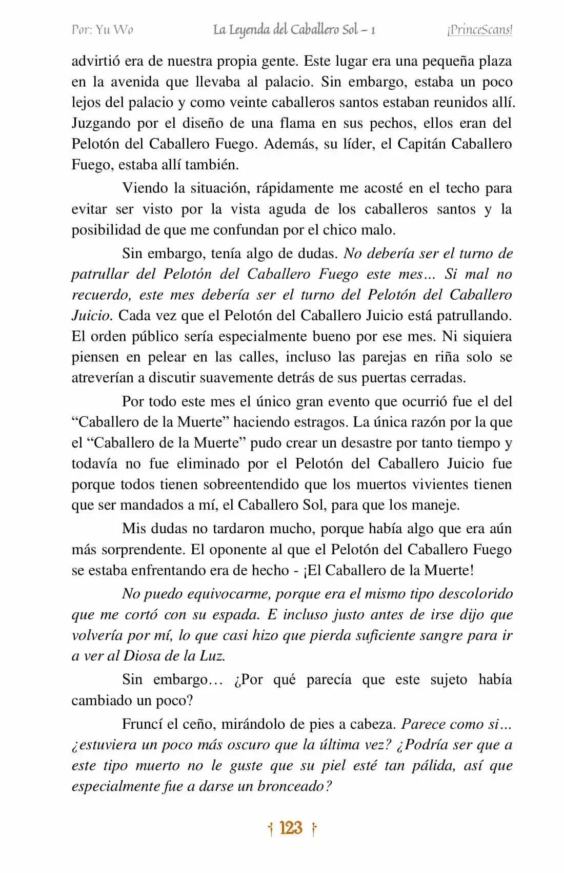 La Leyenda Del Caballero Sol (Novela) (Novela) - Capítulo 7 - Página 7 - LectorTMOo