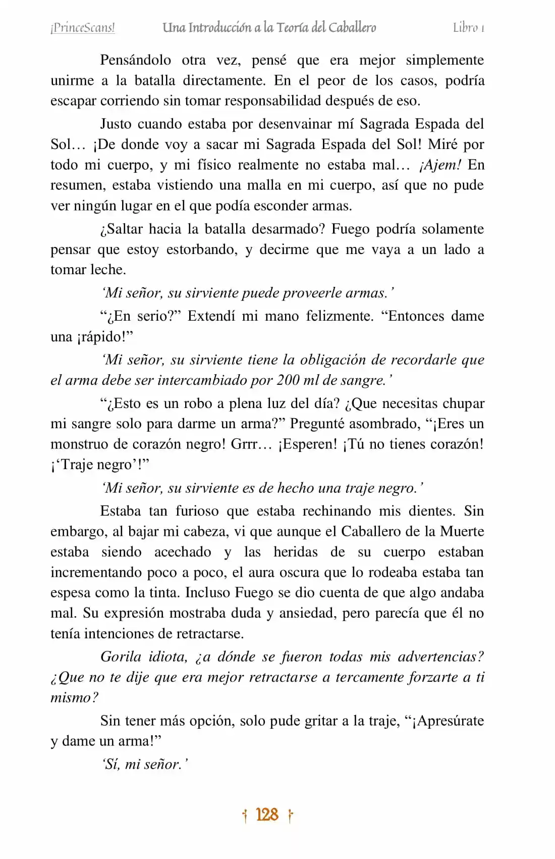 La Leyenda Del Caballero Sol (Novela) (Novela) - Capítulo 7 - Página 12 - LectorTMOo