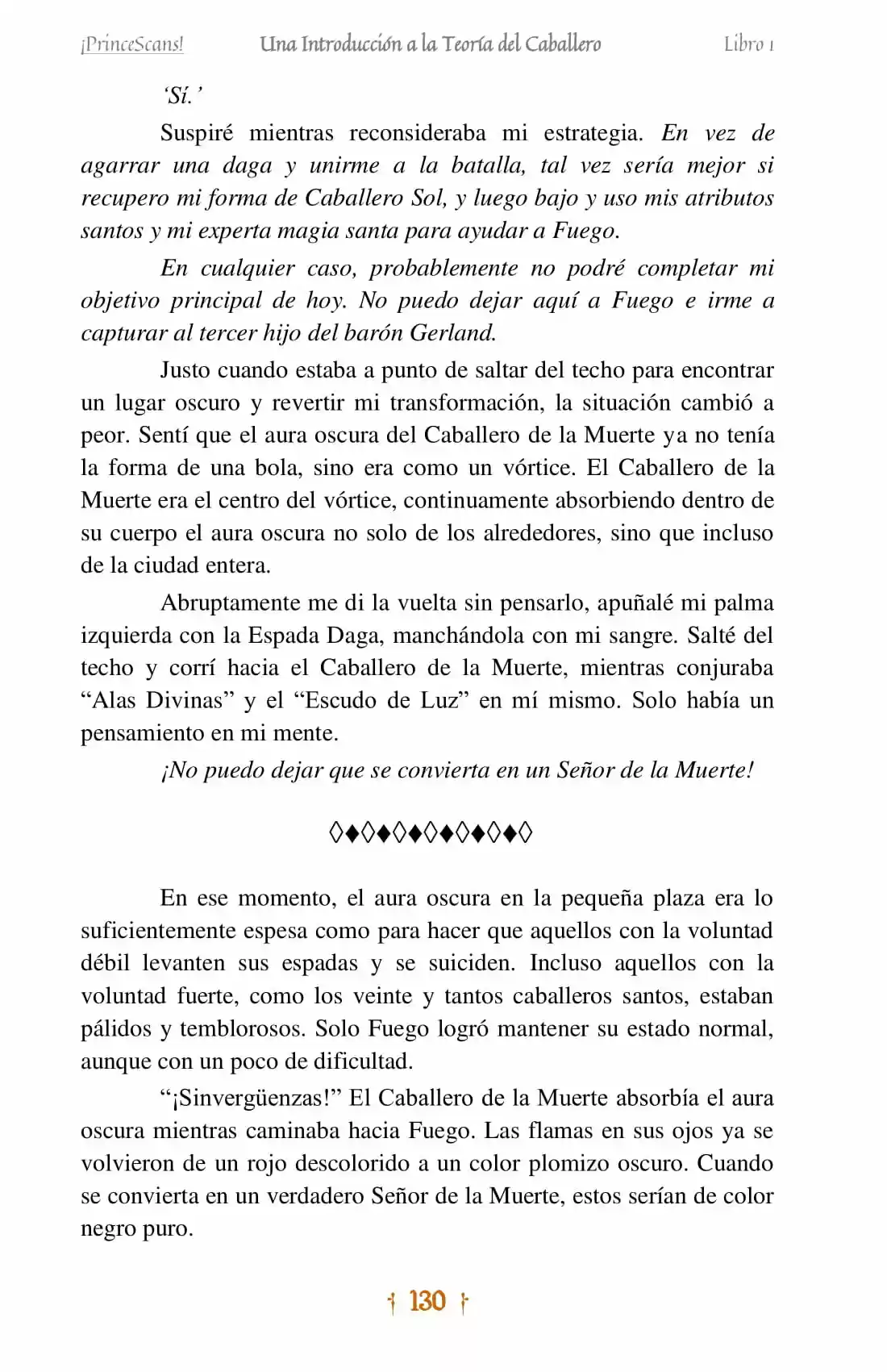 La Leyenda Del Caballero Sol (Novela) (Novela) - Capítulo 7 - Página 14 - LectorTMOo