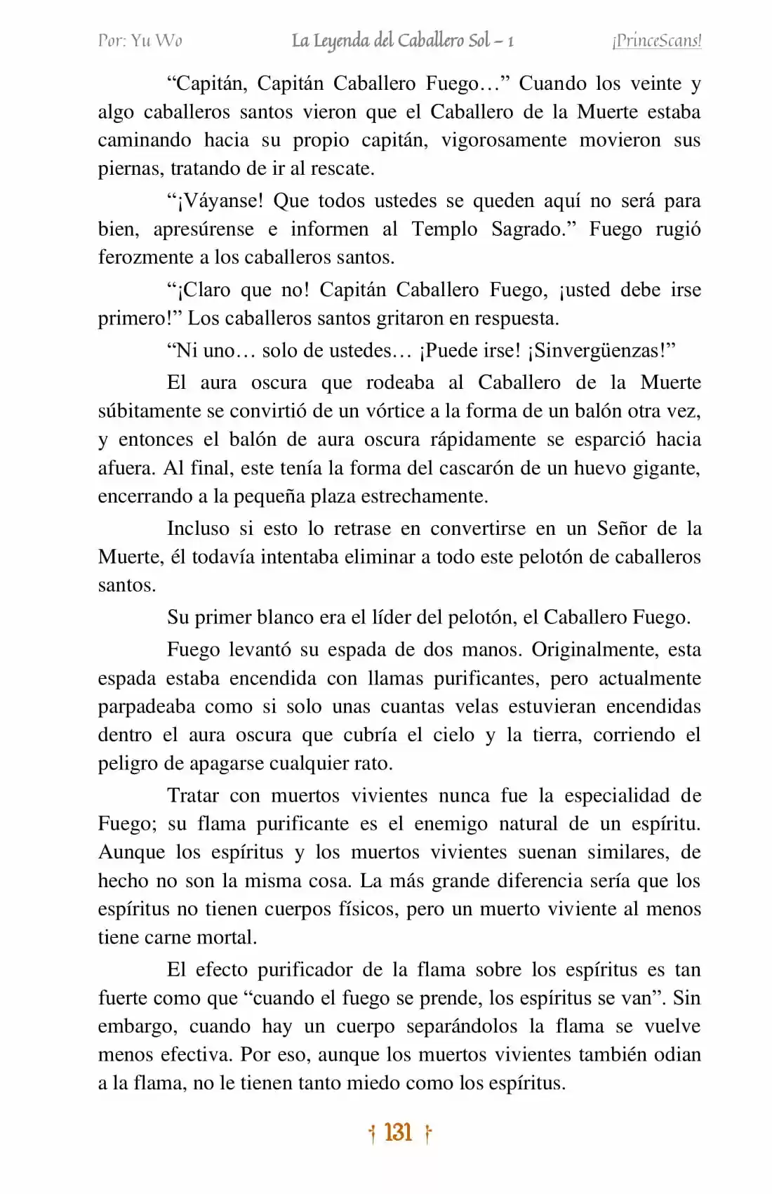La Leyenda Del Caballero Sol (Novela) (Novela) - Capítulo 7 - Página 15 - LectorTMOo