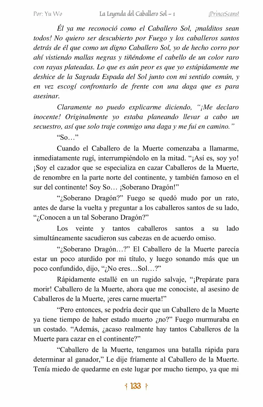 La Leyenda Del Caballero Sol (Novela) (Novela) - Capítulo 7 - Página 17 - LectorTMOo