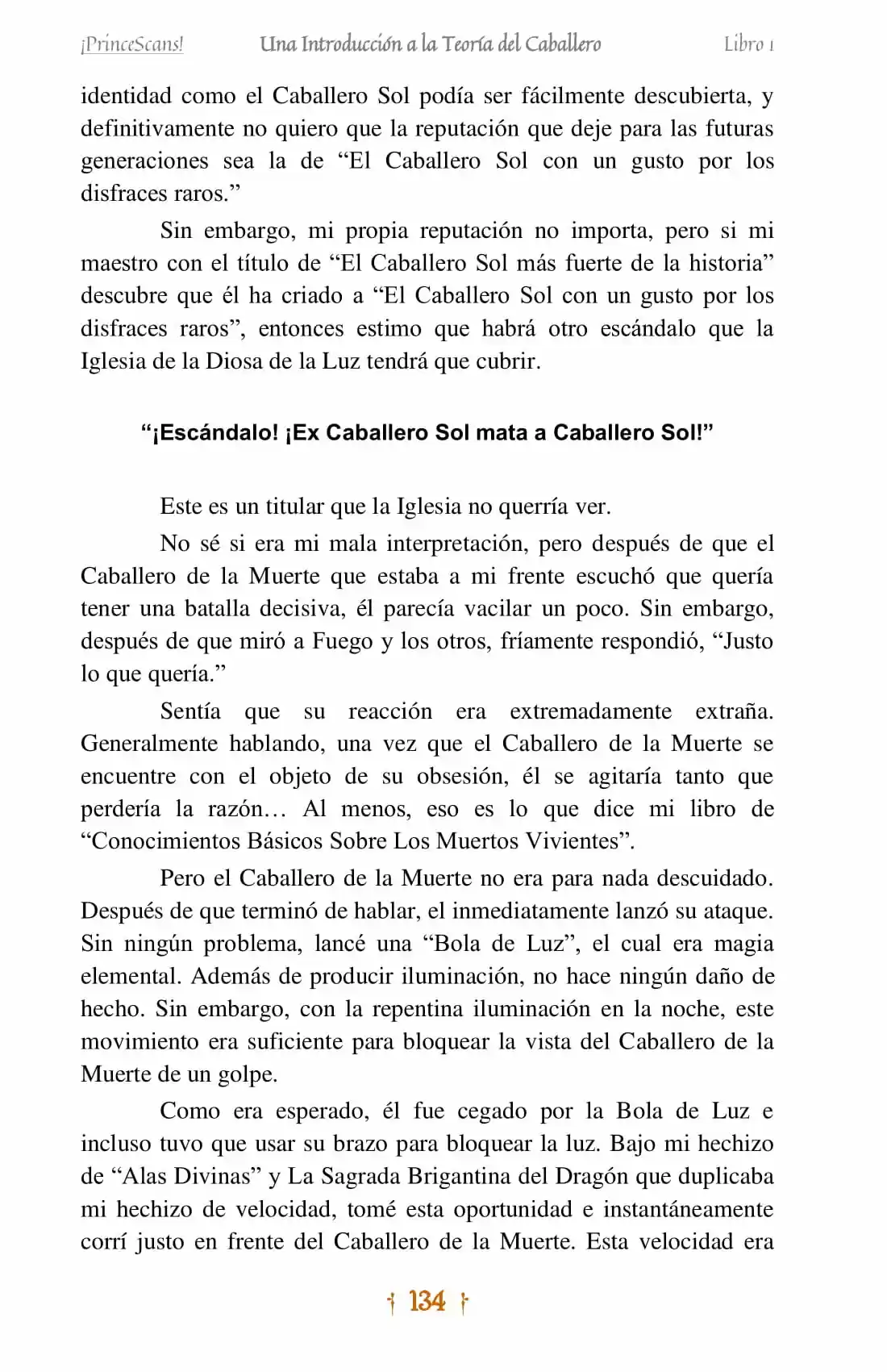 La Leyenda Del Caballero Sol (Novela) (Novela) - Capítulo 7 - Página 18 - LectorTMOo