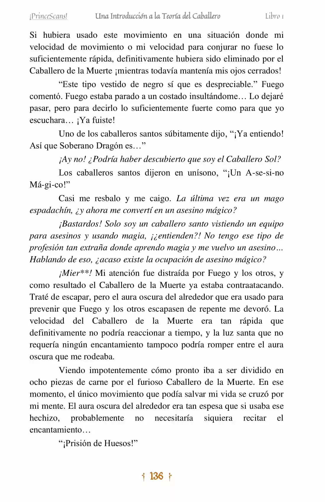 La Leyenda Del Caballero Sol (Novela) (Novela) - Capítulo 7 - Página 20 - LectorTMOo