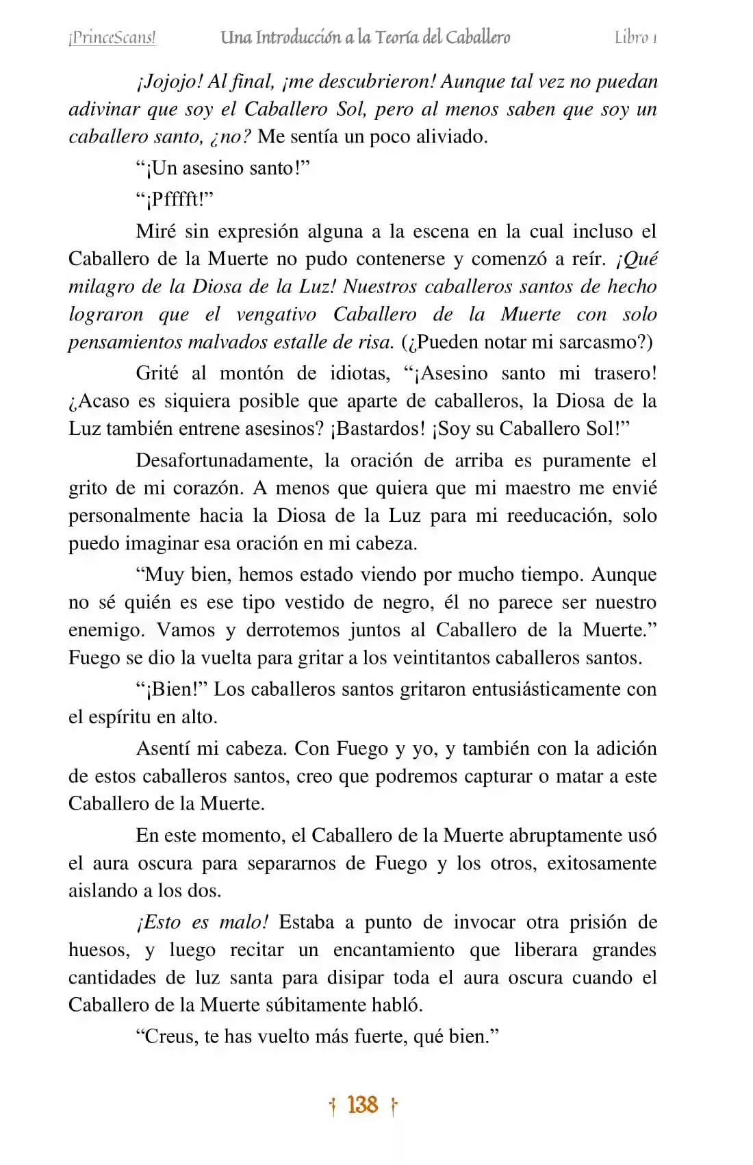 La Leyenda Del Caballero Sol (Novela) (Novela) - Capítulo 7 - Página 22 - LectorTMOo
