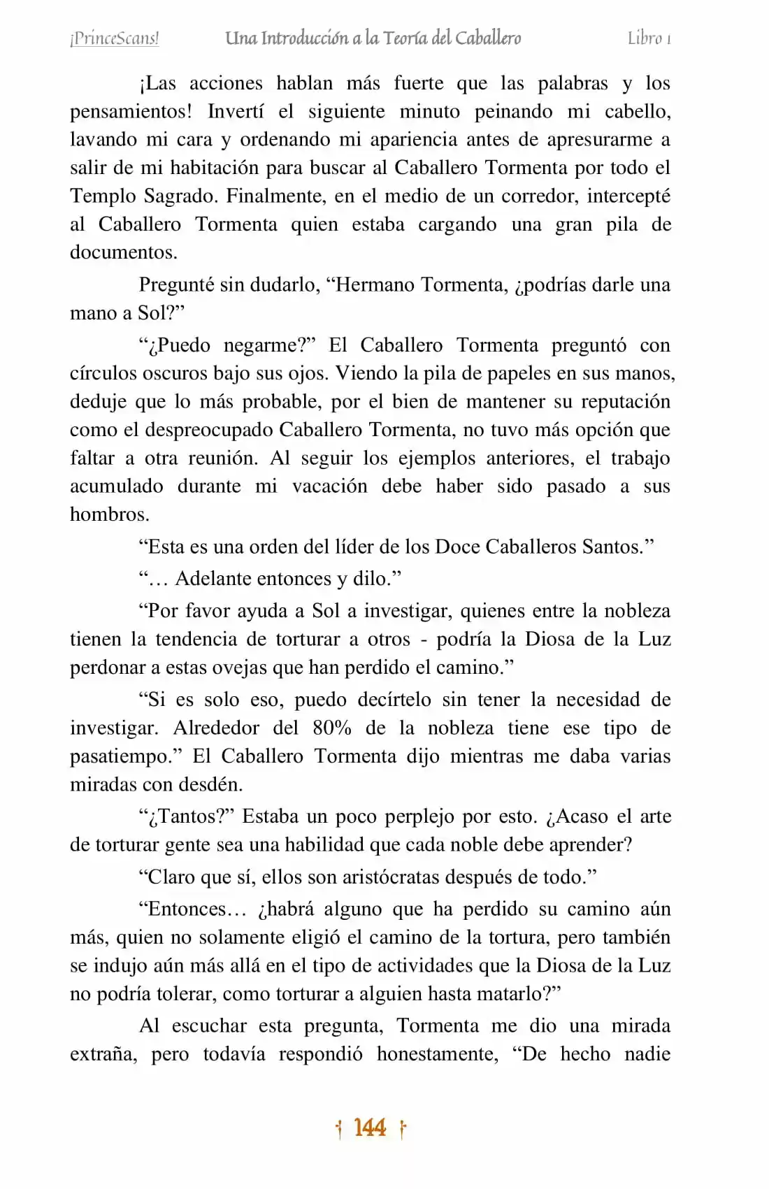 La Leyenda Del Caballero Sol (Novela) (Novela) - Capítulo 8 - Página 6 - LectorTMOo