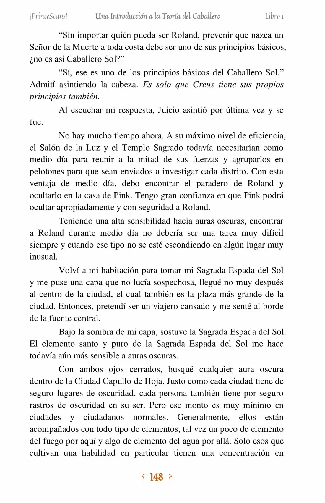 La Leyenda Del Caballero Sol (Novela) (Novela) - Capítulo 8 - Página 10 - LectorTMOo