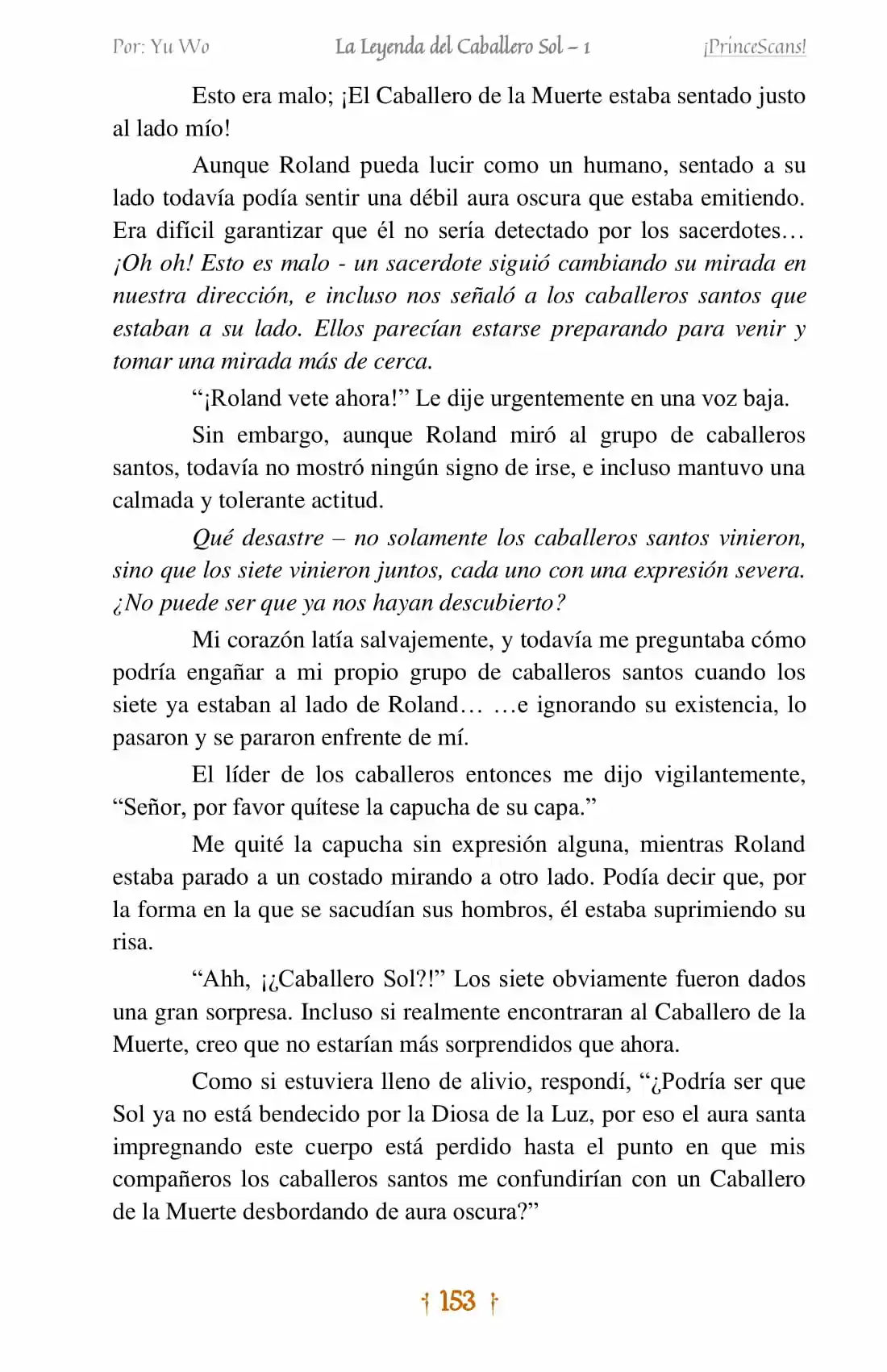La Leyenda Del Caballero Sol (Novela) (Novela) - Capítulo 8 - Página 15 - LectorTMOo