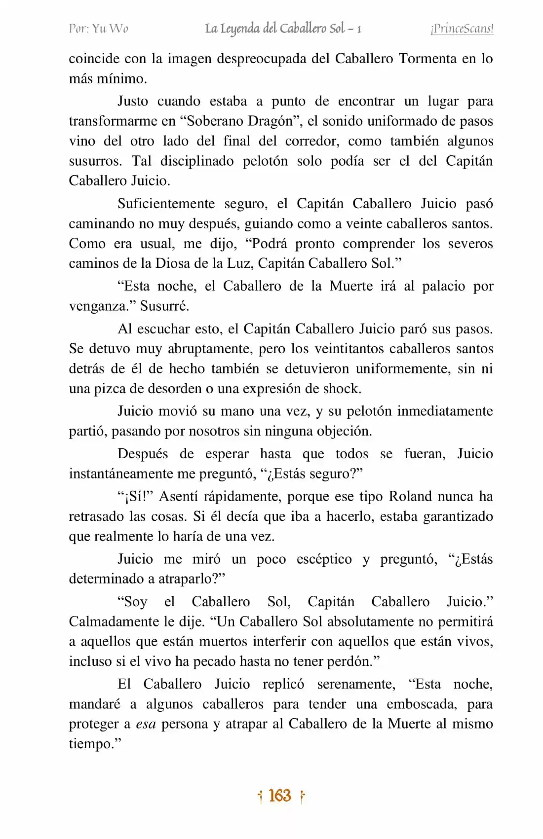 La Leyenda Del Caballero Sol (Novela) (Novela) - Capítulo 9 - Página 7 - LectorTMOo