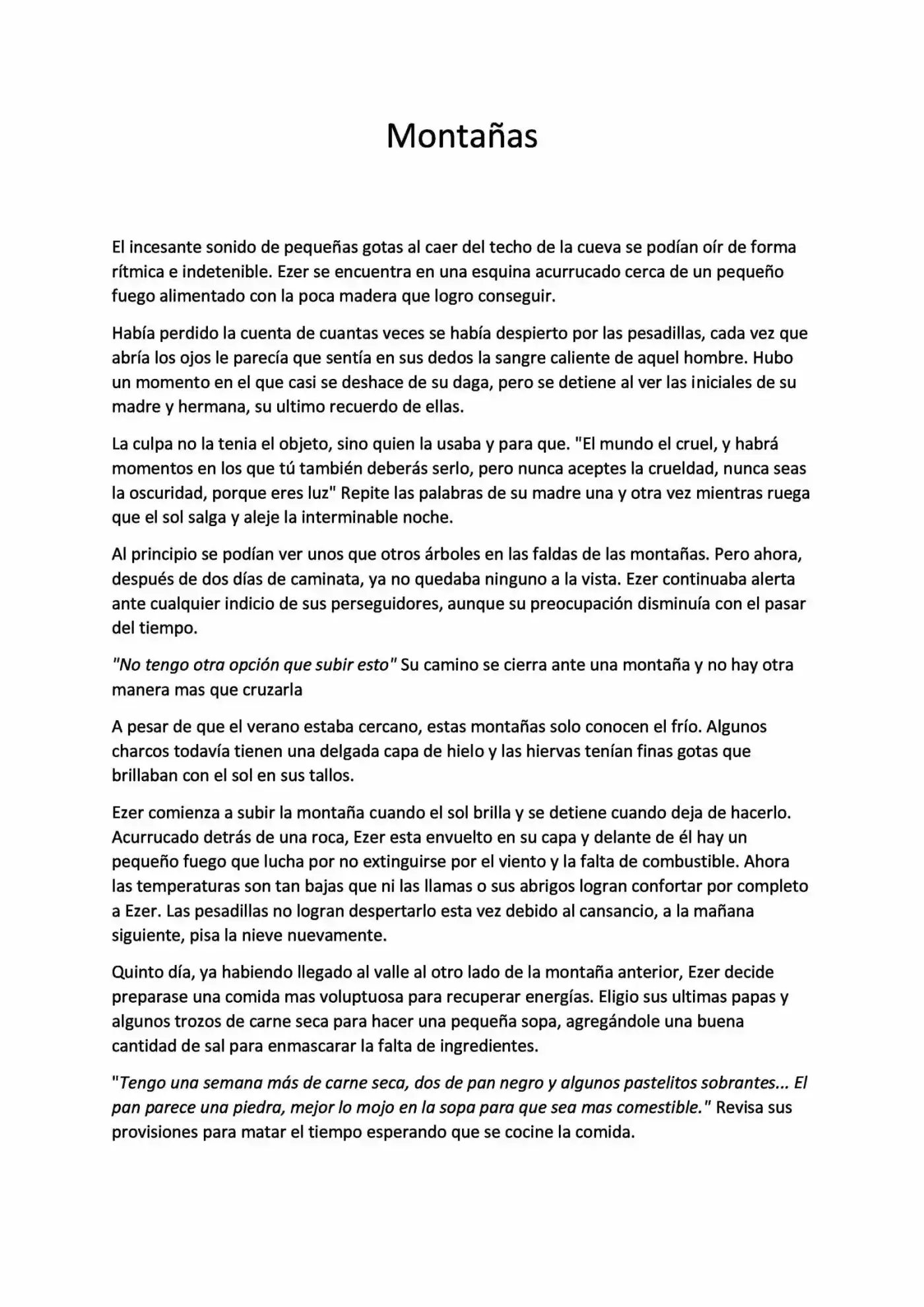 La Leyenda Del Norte (Novela) - Capítulo 23 - Página 1 - LectorTMOo