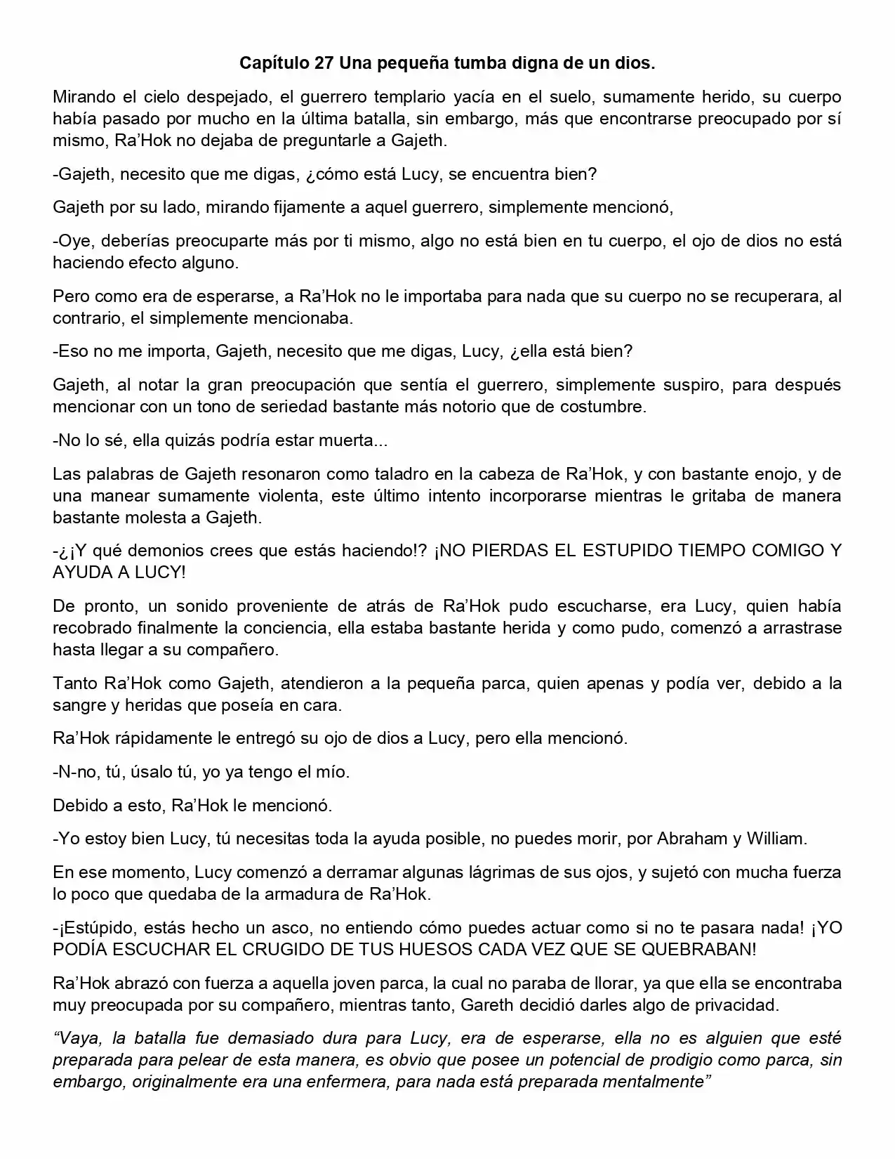La Leyenda (Novela) - Capítulo 27 - Página 1 - LectorTMOo