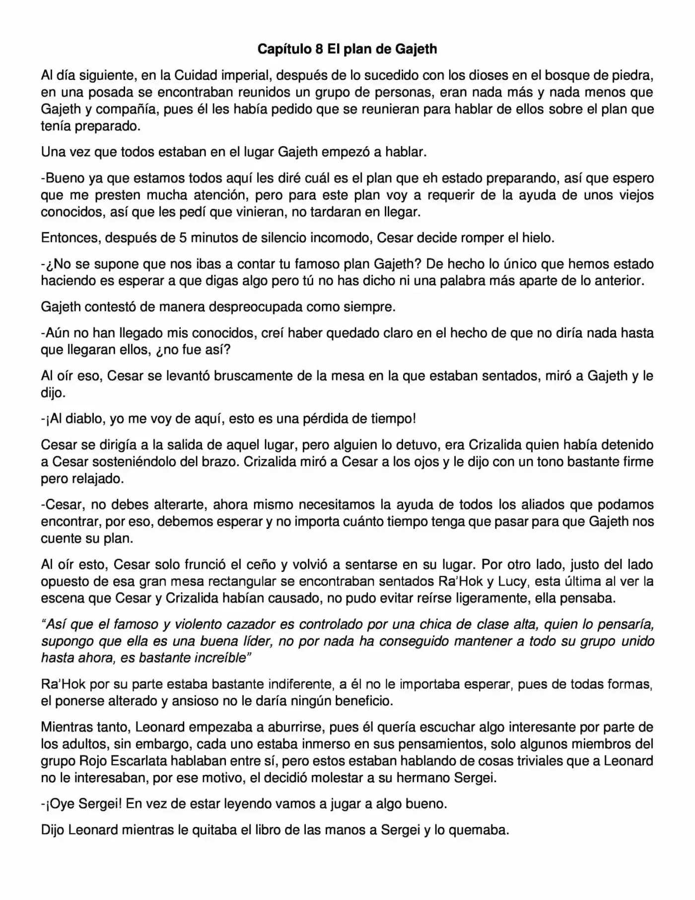 La Leyenda - Capítulo 8 - Página 1 - LectorTMOo