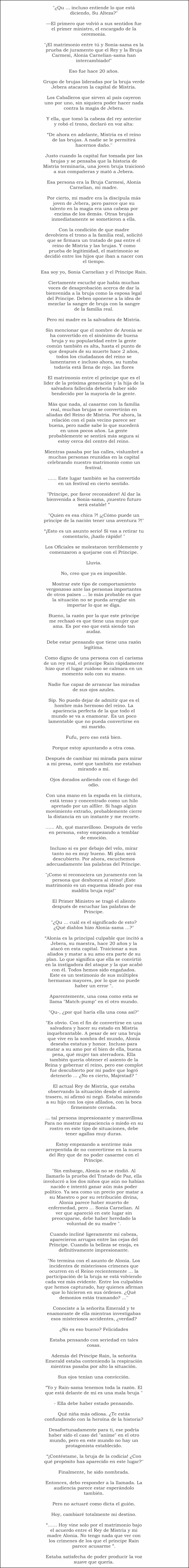 La última Bruja Jefe Mantendrá A Su Pasado Enamorado Hasta El Día De Su Muerte (Novela) - Capítulo 1 - Página 7 - LectorTMOo