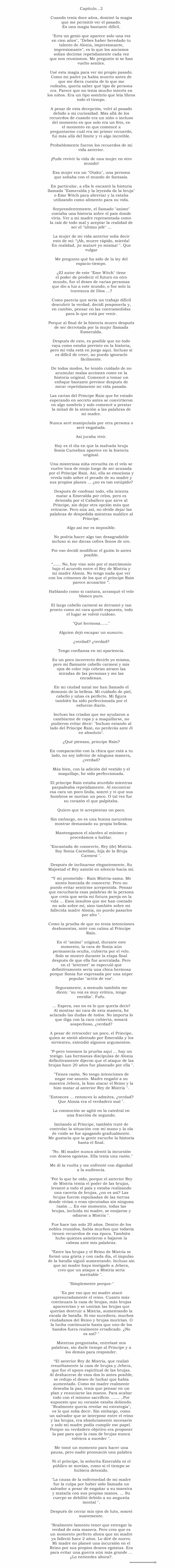 La última Bruja Jefe Mantendrá A Su Pasado Enamorado Hasta El Día De Su Muerte (Novela) - Capítulo 2 - Página 5 - LectorTMOo