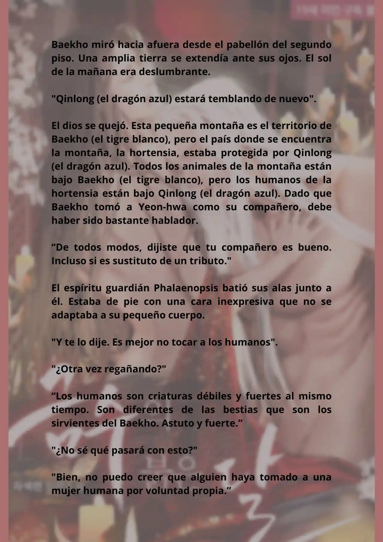 La Luna Roja Del Agua Dorada (Novela) - Capítulo 3 - Página 6 - LectorTMOo