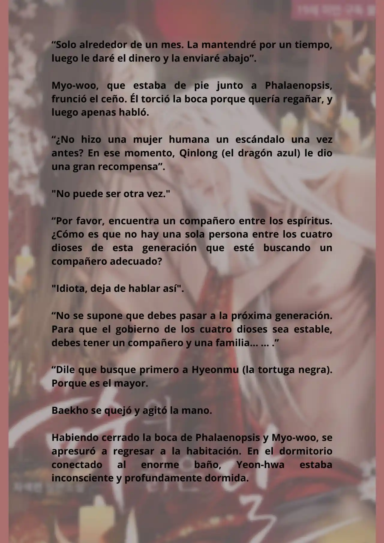 La Luna Roja Del Agua Dorada (Novela) - Capítulo 3 - Página 7 - LectorTMOo