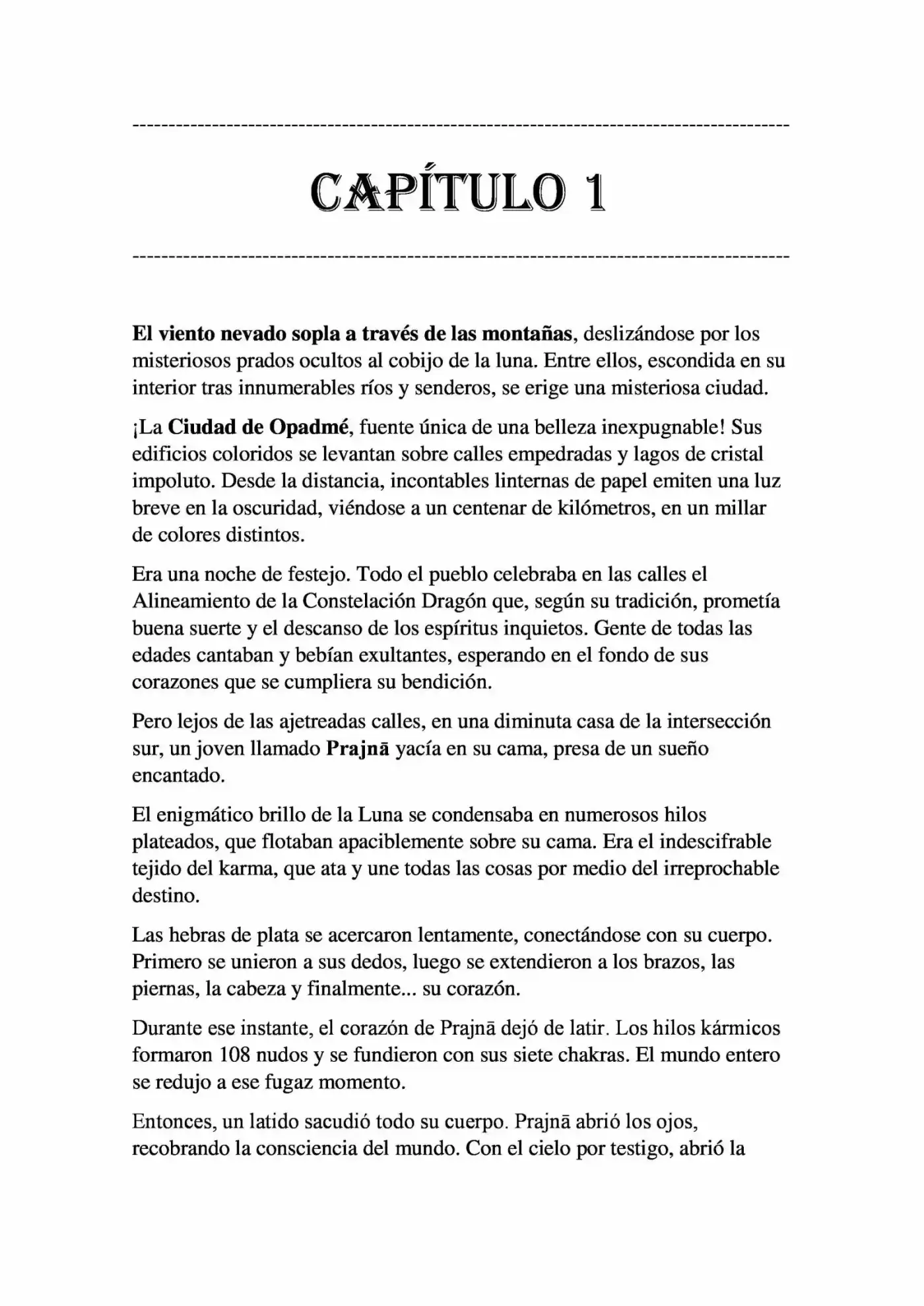 La Luna Y El Mago (Novela) - Capítulo 1 - Página 1 - LectorTMOo