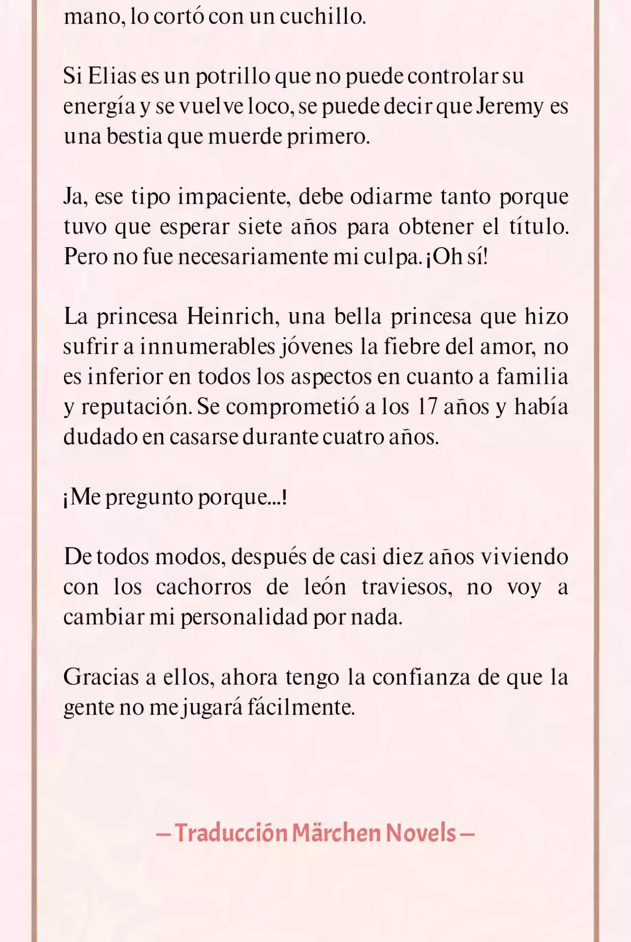 La Madrastra De Märchen (Novela) - Capítulo 5 - Página 7 - LectorTMOo
