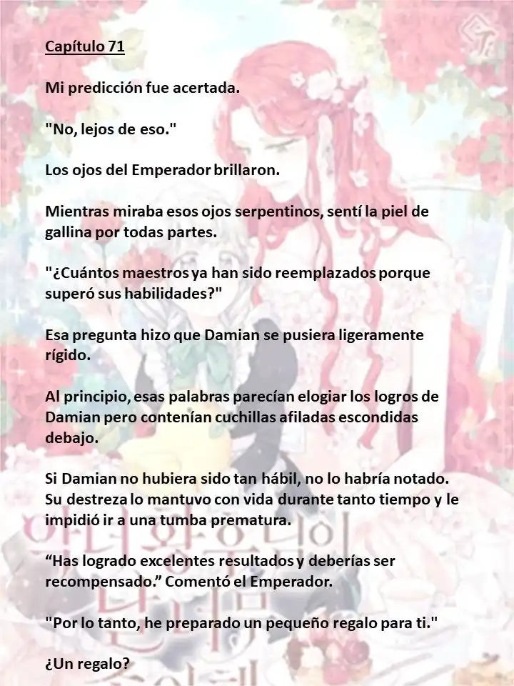 ¡La Malvada Hechicera Planea Sobrevivir! - Capítulo 71 - Página 1 - LectorTMOo
