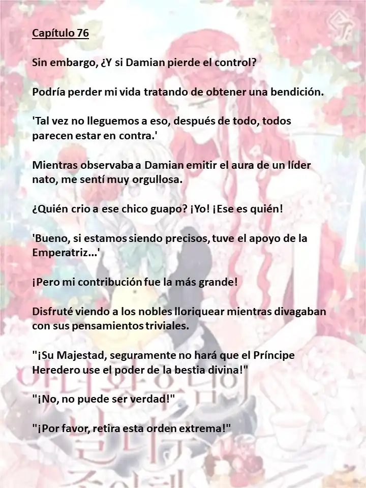 ¡La Malvada Hechicera Planea Sobrevivir! - Capítulo 76 - Página 1 - LectorTMOo