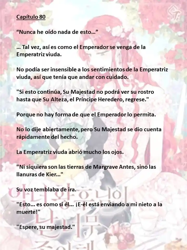 ¡La Malvada Hechicera Planea Sobrevivir! - Capítulo 80 - Página 1 - LectorTMOo