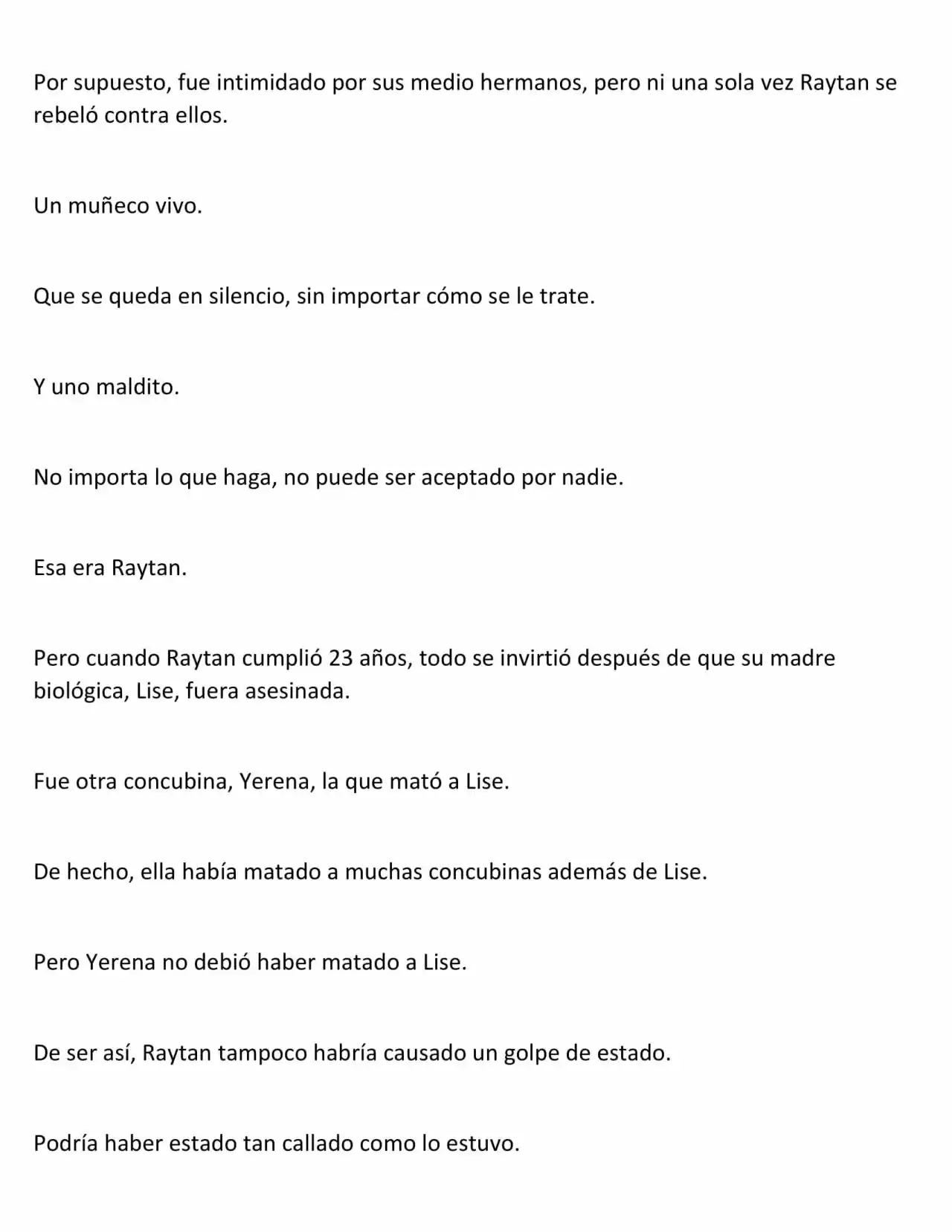 La Muñeca Amada Del Tirano. (Novela) - Capítulo 1 - Página 3 - LectorTMOo