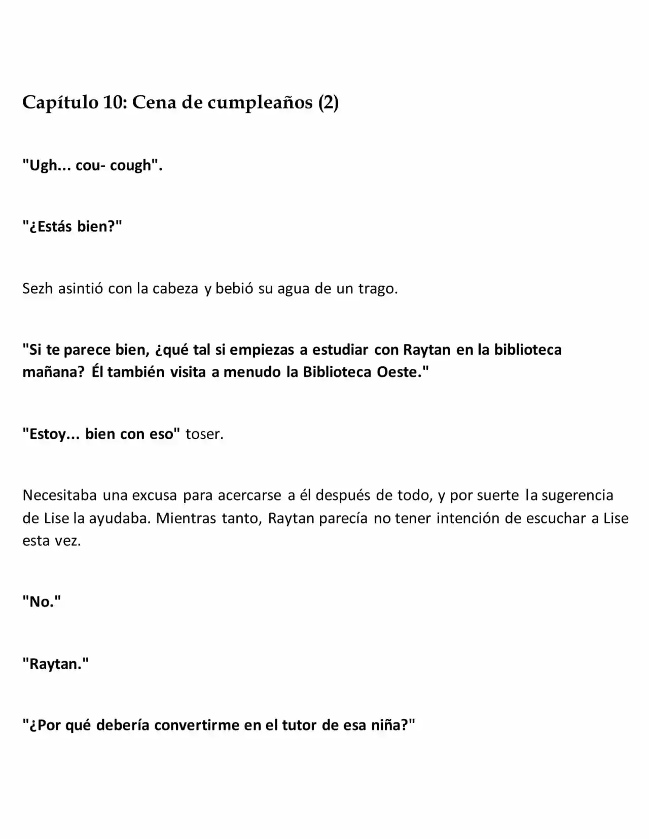 La Muñeca Amada Del Tirano. (Novela) - Capítulo 10 - Página 1 - LectorTMOo