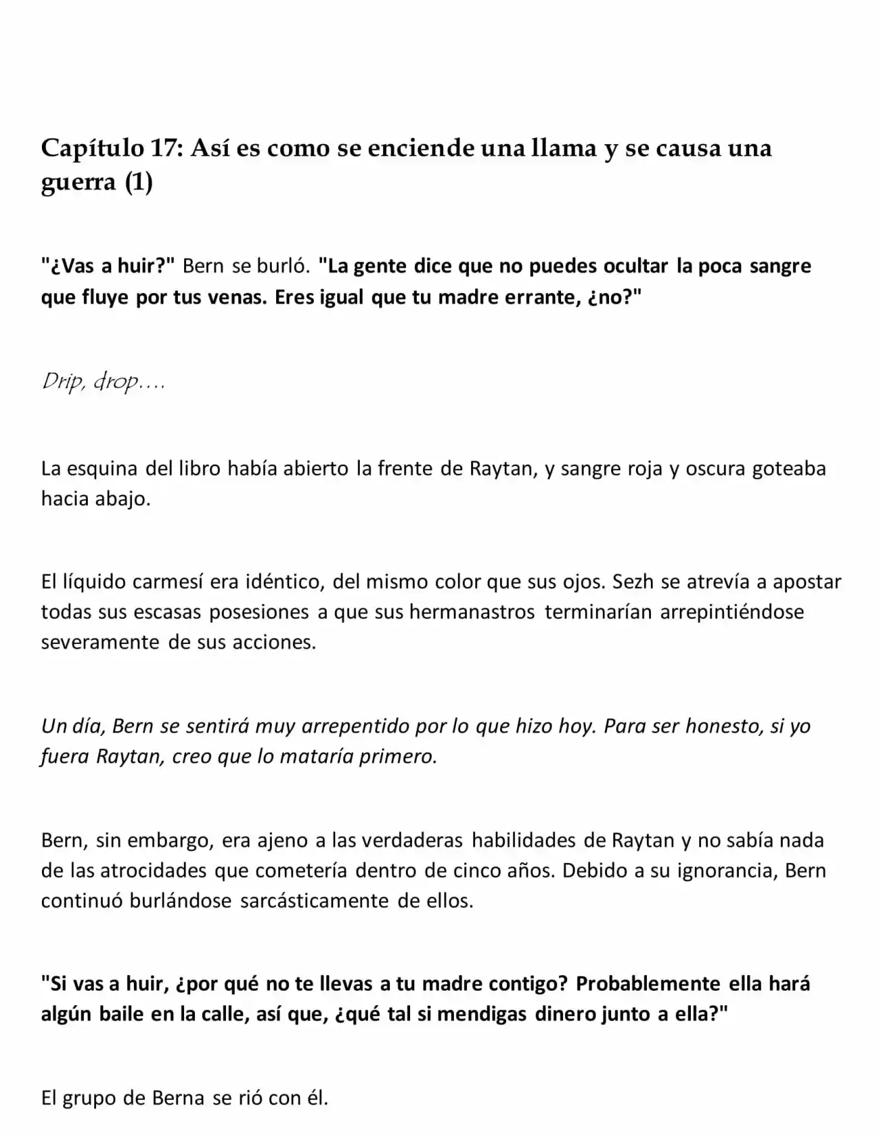 La Muñeca Amada Del Tirano. (Novela) - Capítulo 17 - Página 1 - LectorTMOo