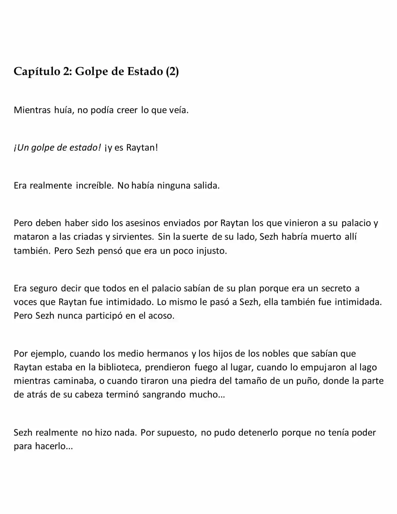 La Muñeca Amada Del Tirano. (Novela) - Capítulo 2 - Página 1 - LectorTMOo