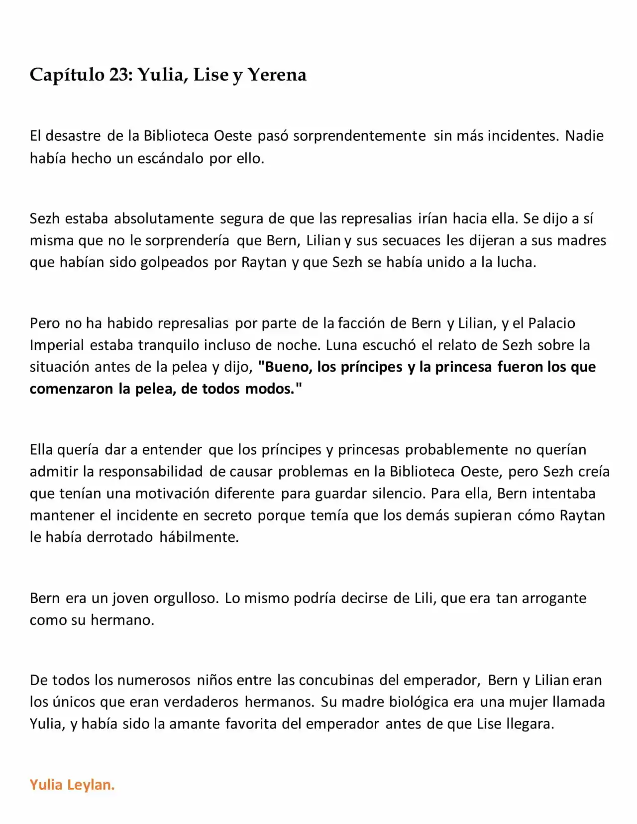 La Muñeca Amada Del Tirano. (Novela) - Capítulo 23 - Página 1 - LectorTMOo
