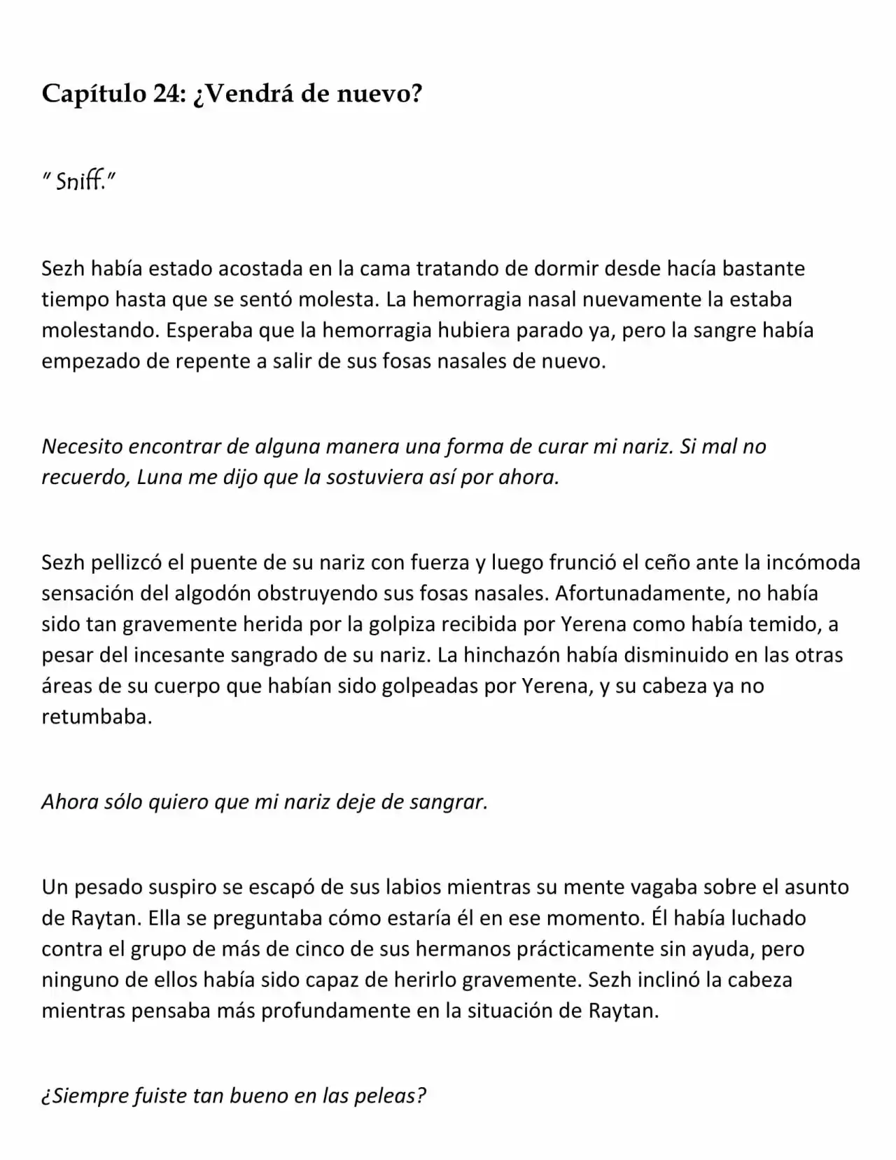 La Muñeca Amada Del Tirano. (Novela) - Capítulo 24 - Página 1 - LectorTMOo