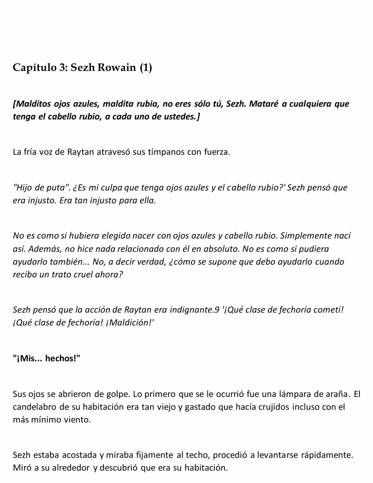 La Muñeca Amada Del Tirano. (Novela) - Capítulo 3 - Página 1 - LectorTMOo