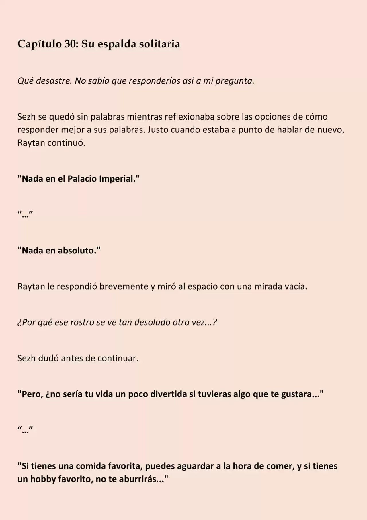 La Muñeca Amada Del Tirano. (Novela) - Capítulo 30 - Página 1 - LectorTMOo