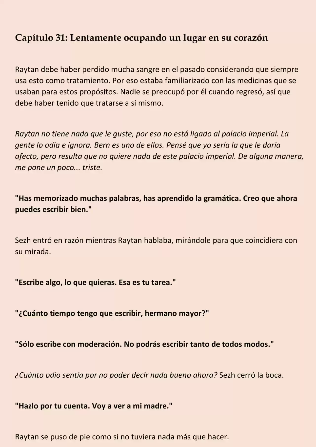 La Muñeca Amada Del Tirano. (Novela) - Capítulo 31 - Página 1 - LectorTMOo