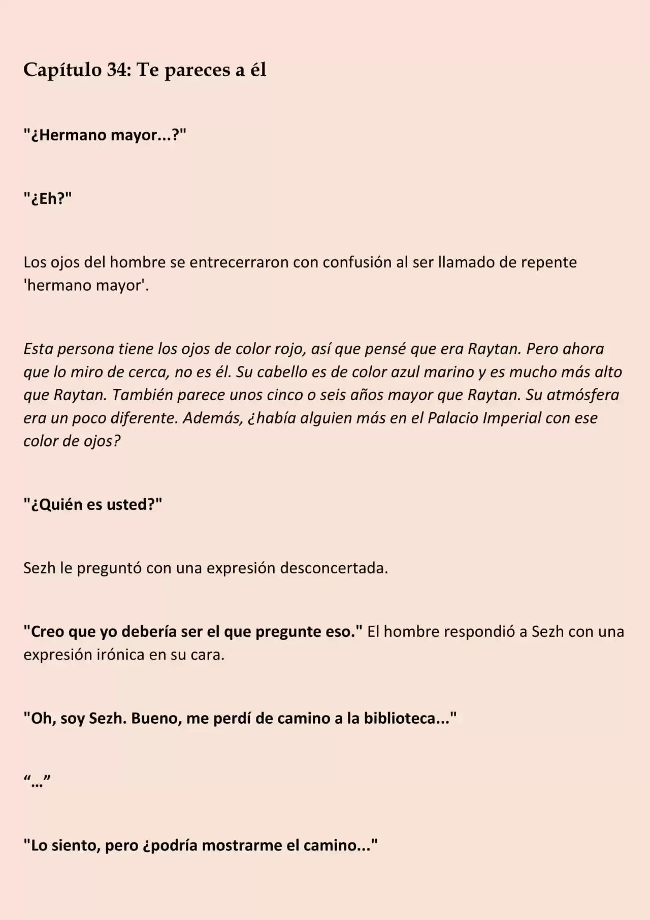La Muñeca Amada Del Tirano. (Novela) - Capítulo 34 - Página 1 - LectorTMOo