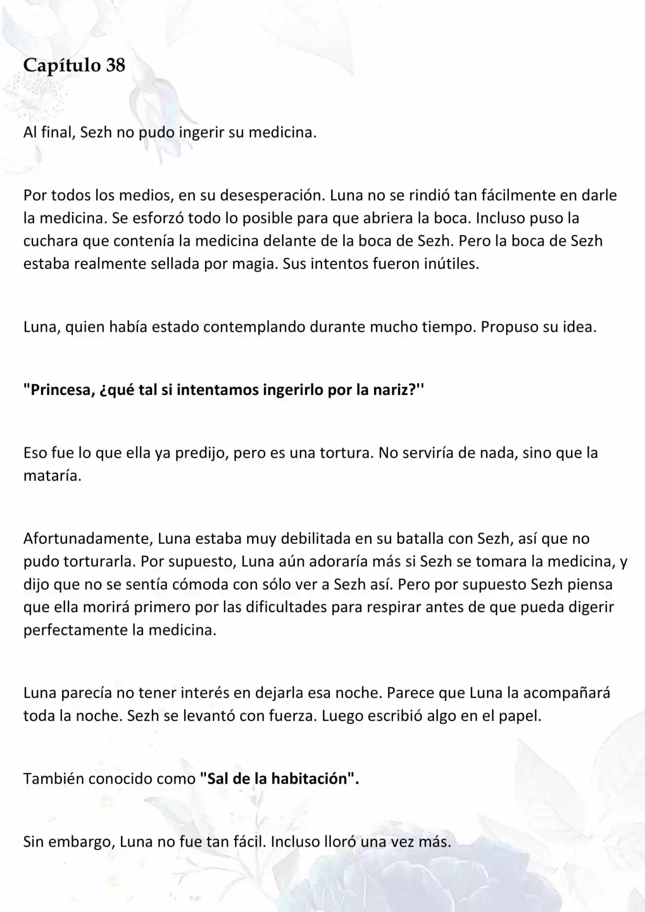La Muñeca Amada Del Tirano. (Novela) - Capítulo 38 - Página 1 - LectorTMOo