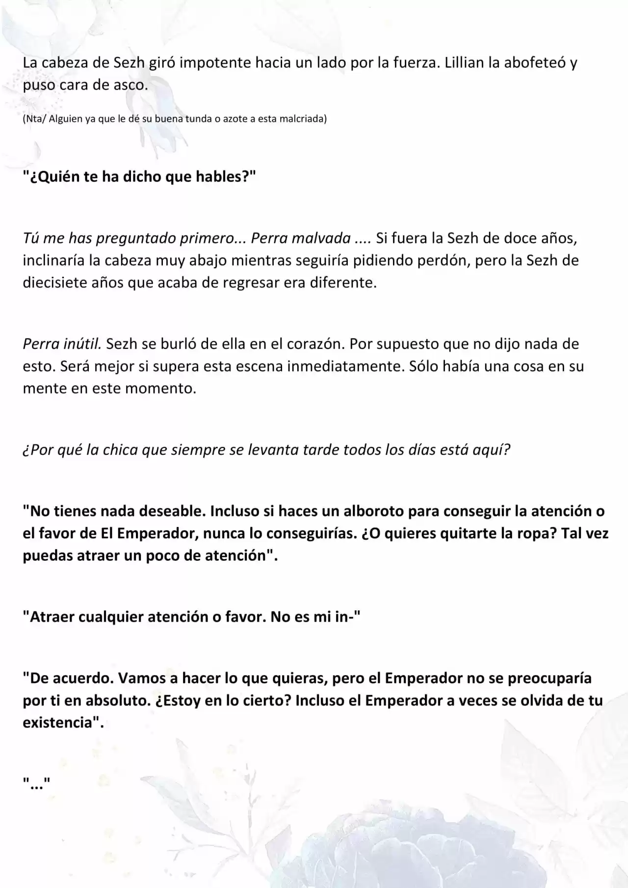 La Muñeca Amada Del Tirano. (Novela) - Capítulo 40 - Página 4 - LectorTMOo